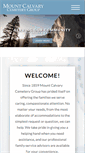 Mobile Screenshot of mountcalvarycemetery.com